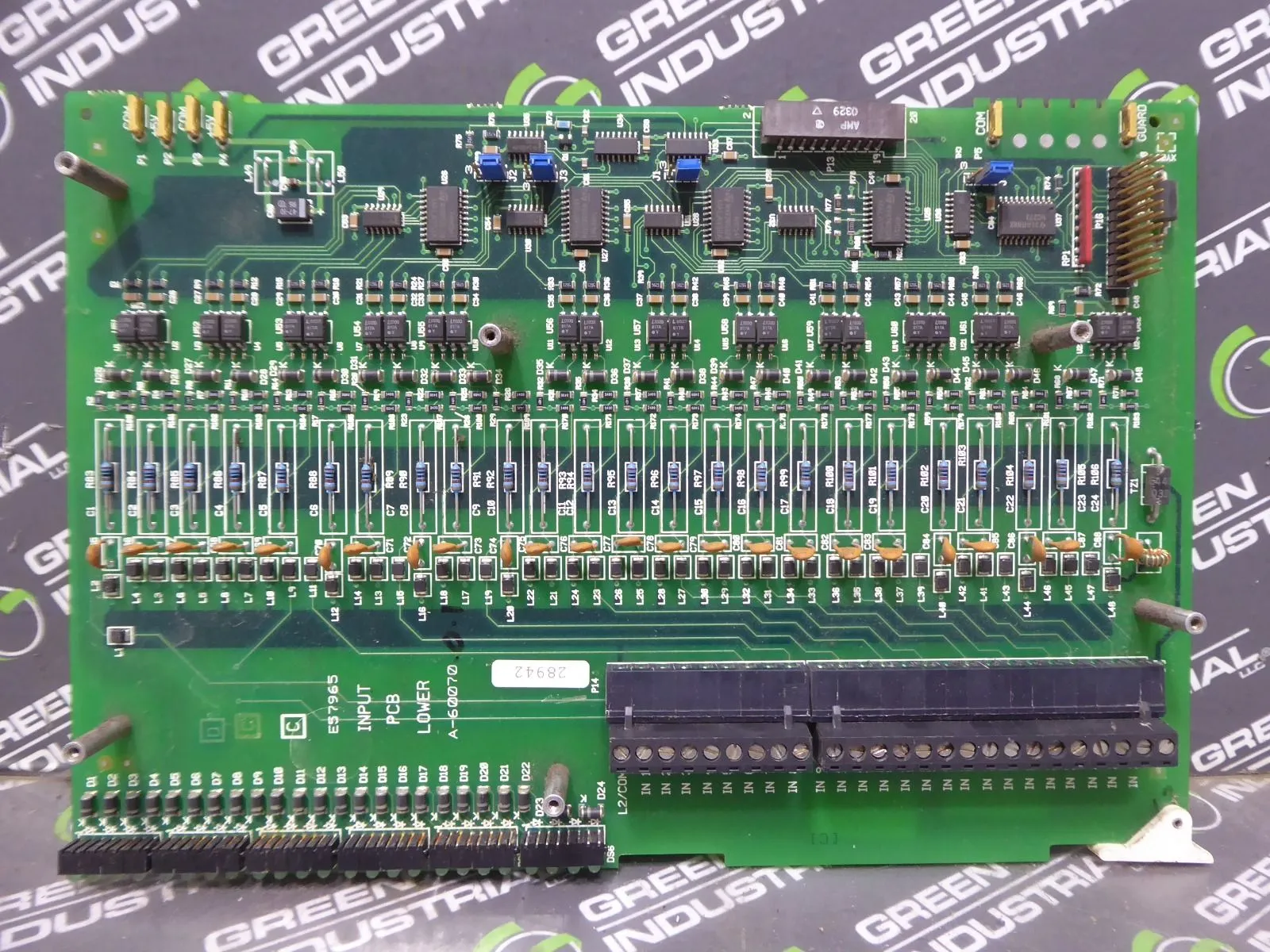 Barber Colman A-60070-01 Lower Input Card MACO 6000 Used