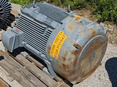 Rebuilt 250 HP 1800 RPM TECO Electric Motor 5008 Frame 2300/4160 Volts EOK