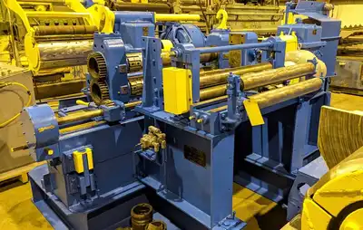 32" x 5.00" x 10,000# Stamco Slitting Line