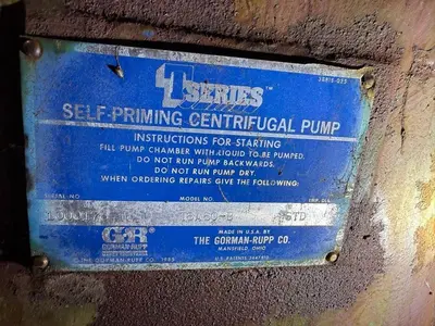 USED GORMAN RUPP TRASH PUMP