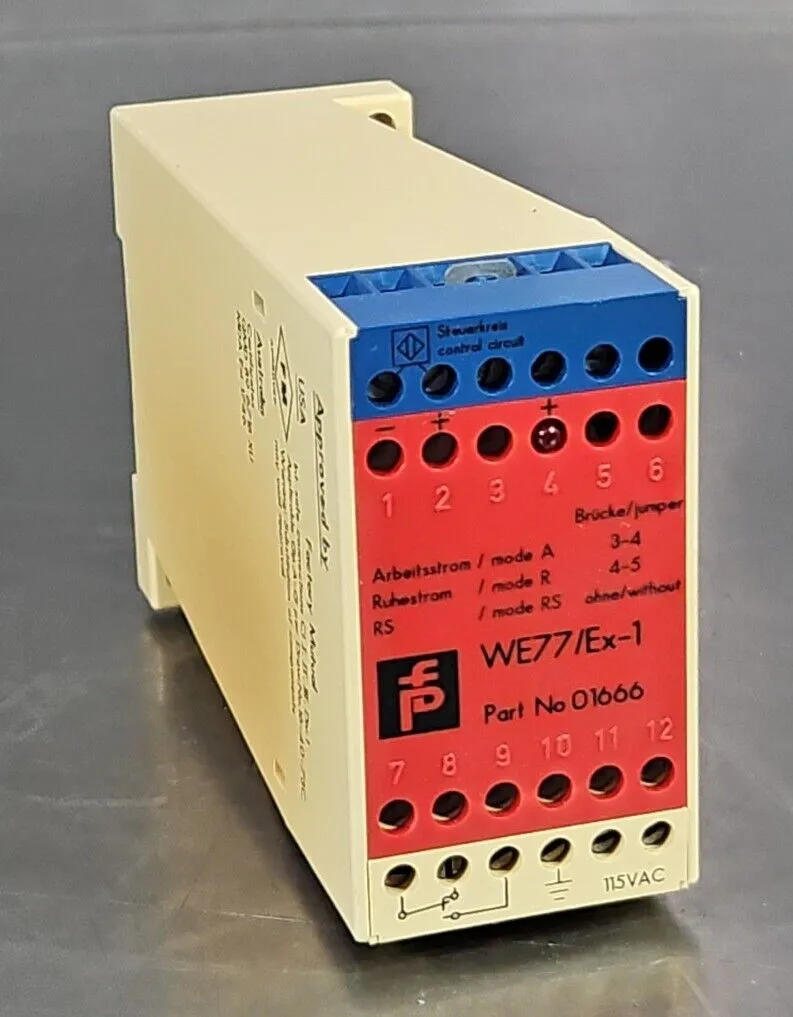 PEPPERL+FUCHS WE77/Ex-1 SWITCH AMPLIFIER 3B-22