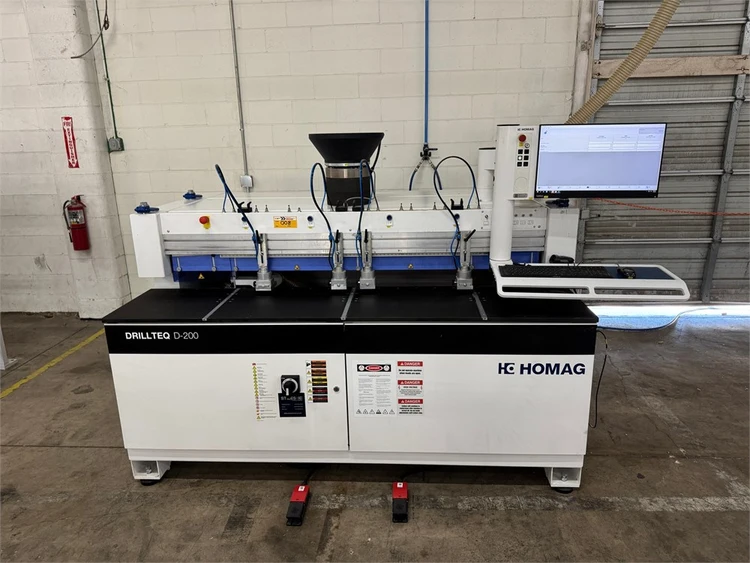 Used 2023 HOMAG "DRILLTEQ D-200" Flexible Drilling and Inserting Machines Texas US | MachineryMax #1488401