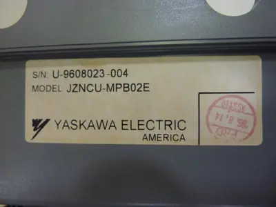 USED YASKAWA JZNCU-MPB02E