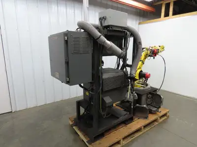 Fanuc M-6I Industrial Robot 6 Axis R-J2 Controller Teach Pendant Spray Head