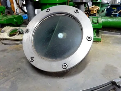 Ellerwerk 735 U-A perforate basket centrifuge, 316SS.