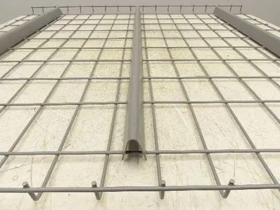 New Pallet Rack Wire Deck 42x46" Waterfall 3 Step Channel Racking 2500lb Mesh