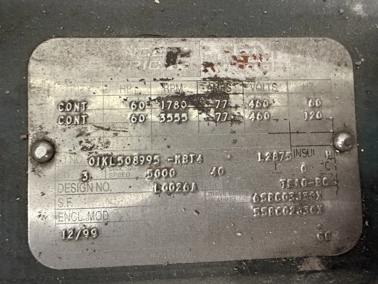 Used RELIANCE ELECTRIC /CAT NO: 0KL508995-MBT4 A.C. Motors Alabama US | Transamerican Equipment Company #707024