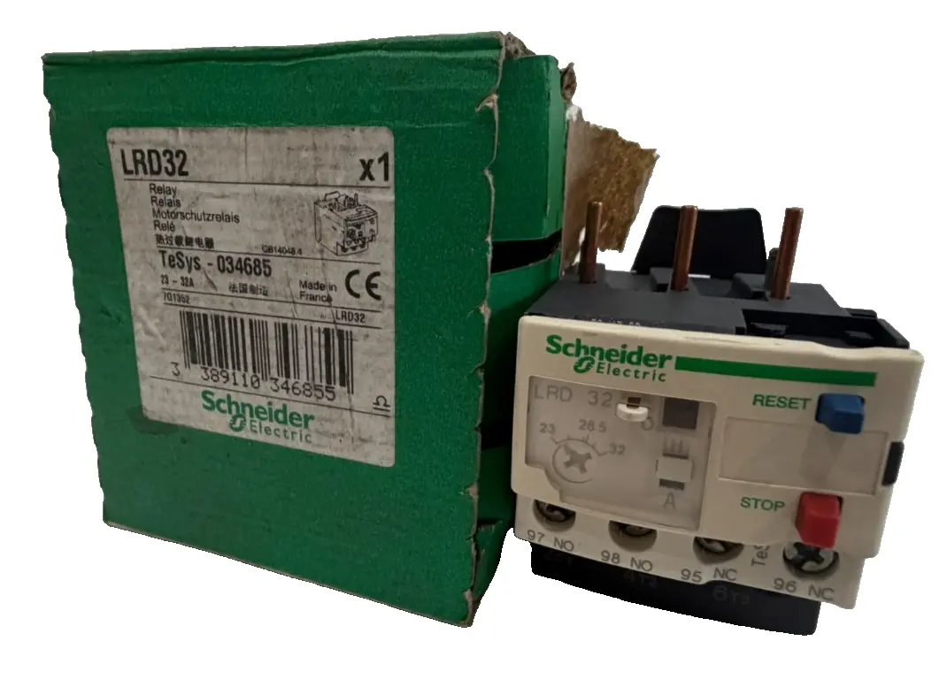 NEW SCHNEIDER ELECTRIC LRD32 THERMAL OVERLOAD RELAY