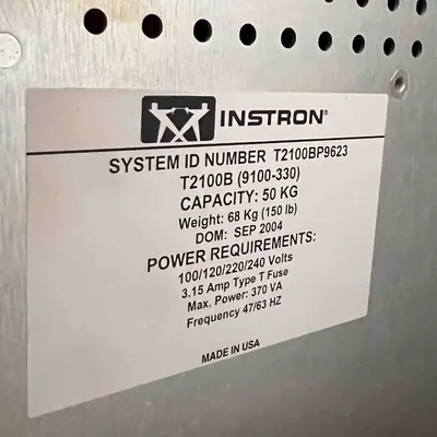 Item# L207 Instron Wilson-Wolpert Tukon 2100B Semi-Auto Microhardness Tester