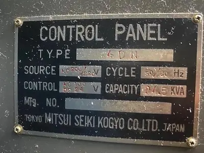 USED MITSUI SEIKI 4DN 4-AXIS CNC JIG BORER