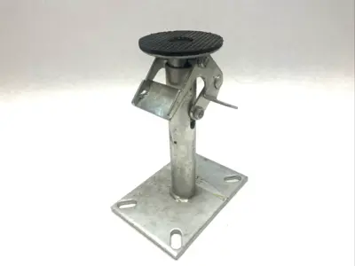 USED ALBION HEAVY DUTY FLOOR LOCK FOR 6" CASTERS 8" HEIGHT FOOT PEDAL