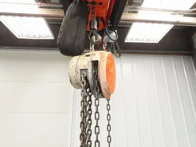 CM Cyclone 1 Ton 2000Lb Manual Chain Fall Hand Hoist 20' 5" Lift