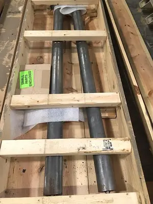 DORNER 72" CONVEYOR DRIVE & IDLER ROLLERS