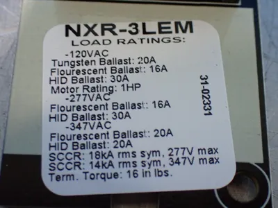 New | in-Stock HUBBELL NXR3LEM Relays & Switches Ohio US | HGR 24 #1249346