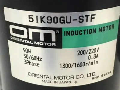 USED ORIENTAL MOTOR 5IK90GU-STF