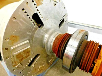 Bird 32 x 50 solid bowl rotating assembly only, SS.