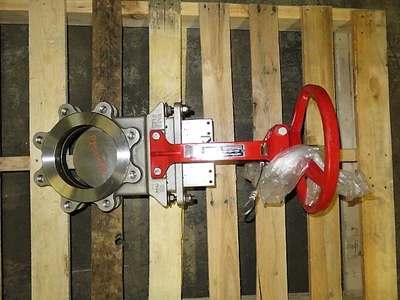 6"-150 Vaas Knife Gate Valve Hand Wheel Operated