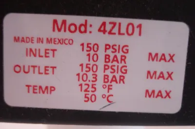 USED SPEEDAIRE REGULATOR 4ZL01