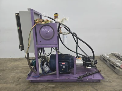 10 Cu. Yd (270 Cu.Ft) Skid Mounted Con-Tech Rotary Blender, 50 HP