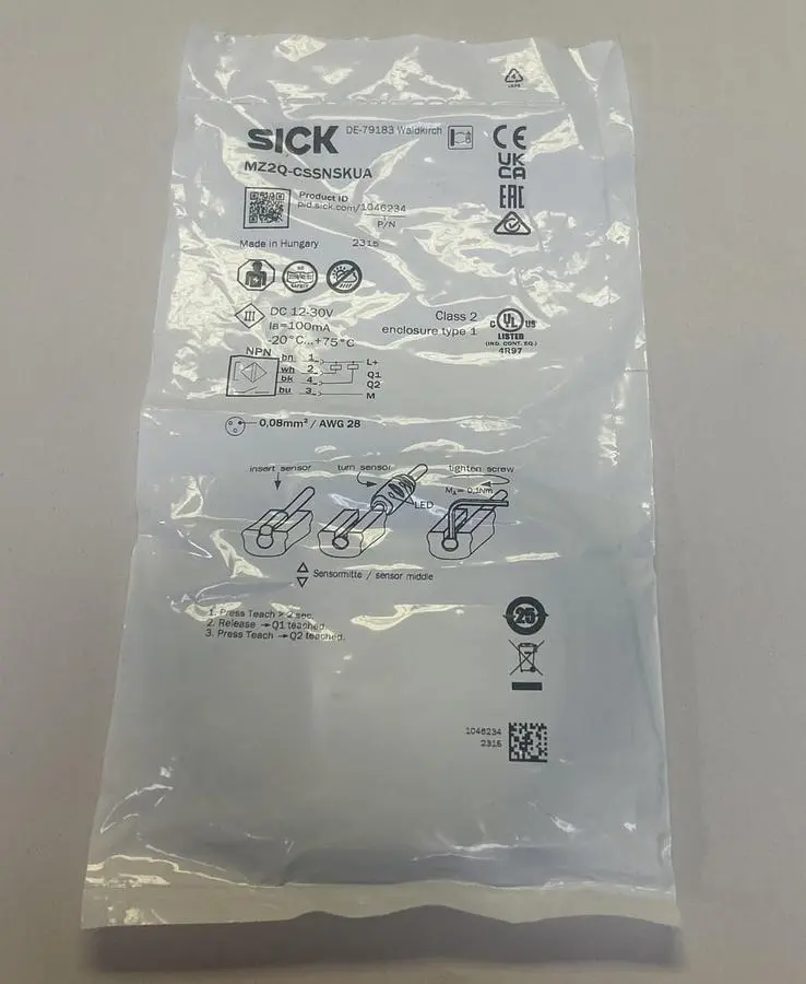 Used SICK MZ2Q-CSSNSKUA Industrial Controls Ohio US | Surplus Asset Holdings #1289420