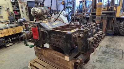 USED GARDNER DENVER TEEF 3X5 TRIPLEX PUMP
