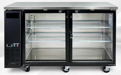 171-0147 60” Glass Door Self Contained Back Bar Cooler