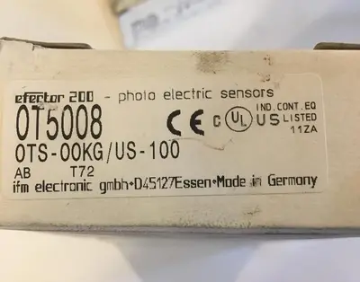 New | in-Stock EFECTOR OT5008 Sensors | Surplus Asset Holdings #1206439