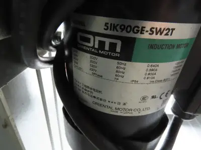 NKE CSB89A-PS-350-1600-100-90W-3 Plastic Chain Conveyor 2-Row 220V 3PH 15"x70"