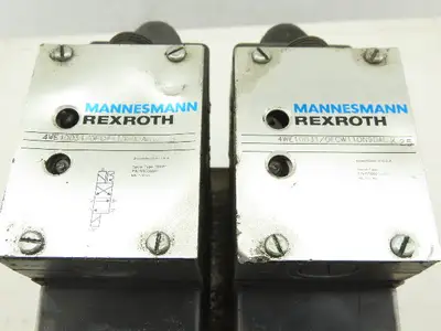 Rexroth 4WE10D31/0FCW110N9DAL 4/2 Way Hydraulic Valve Check Assembly 115V Coil