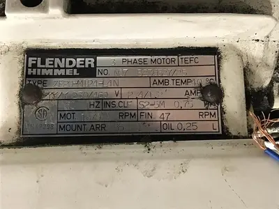 USED FLENDER ZF20-M1P4-L4N
