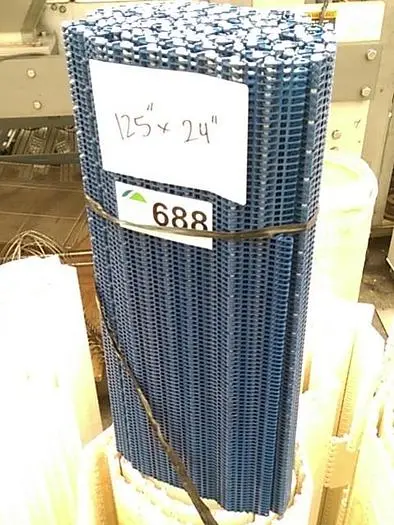 Blue 24” Plastic Modular Conveyor Belt