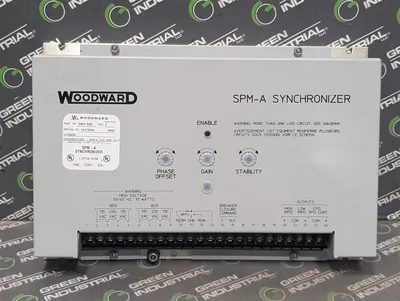Woodward 9907-028 SPM-A Synchronizer Module Rev. E Used