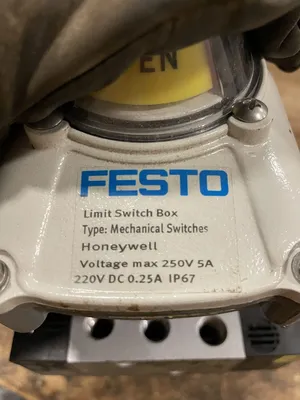 Festo DFPB-20-090-F04 2-1/2” Pneumatic Actuator Sanitary Butterfly Valve 316SS