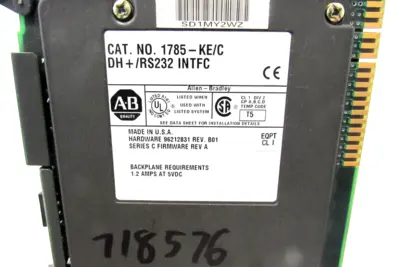 ALLEN BRADLEY 1785-KE/C DH+/RS232 INTERFACE MODULE 1785KEC NEW SURPLUS