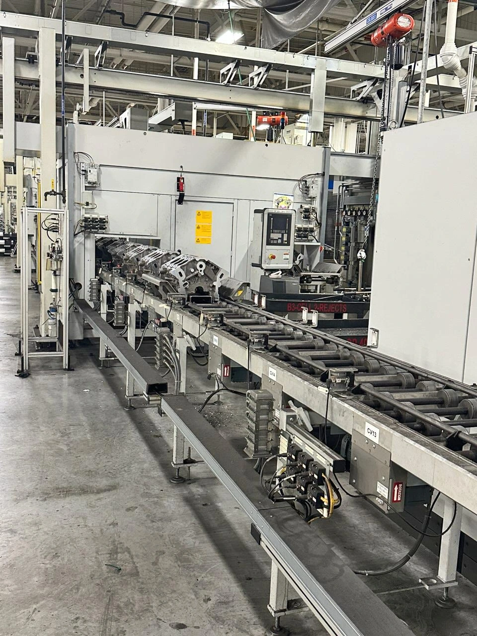 GROB Fully Automated CNC Machining System for V-6 Aluminum Engine Blocks