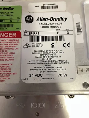 Allen-Bradley PanelView Plus 1000 2711P‑RDT10C Ser A – 10.4″ Color TFT Touch HMI 2711-RP1