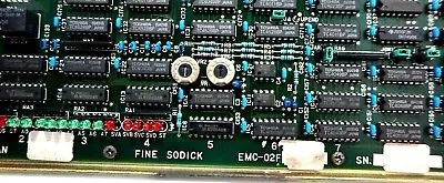 USED FINE SODICK EMC-O2F PC BOARD EMCO2F