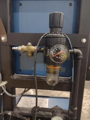 12" ITW WELDING AUTOMATION LATHE, WITH MILLER WELD CONTROLLER & MILLER XMT 304 SERIES ARC WELDER: YOBRO #24402