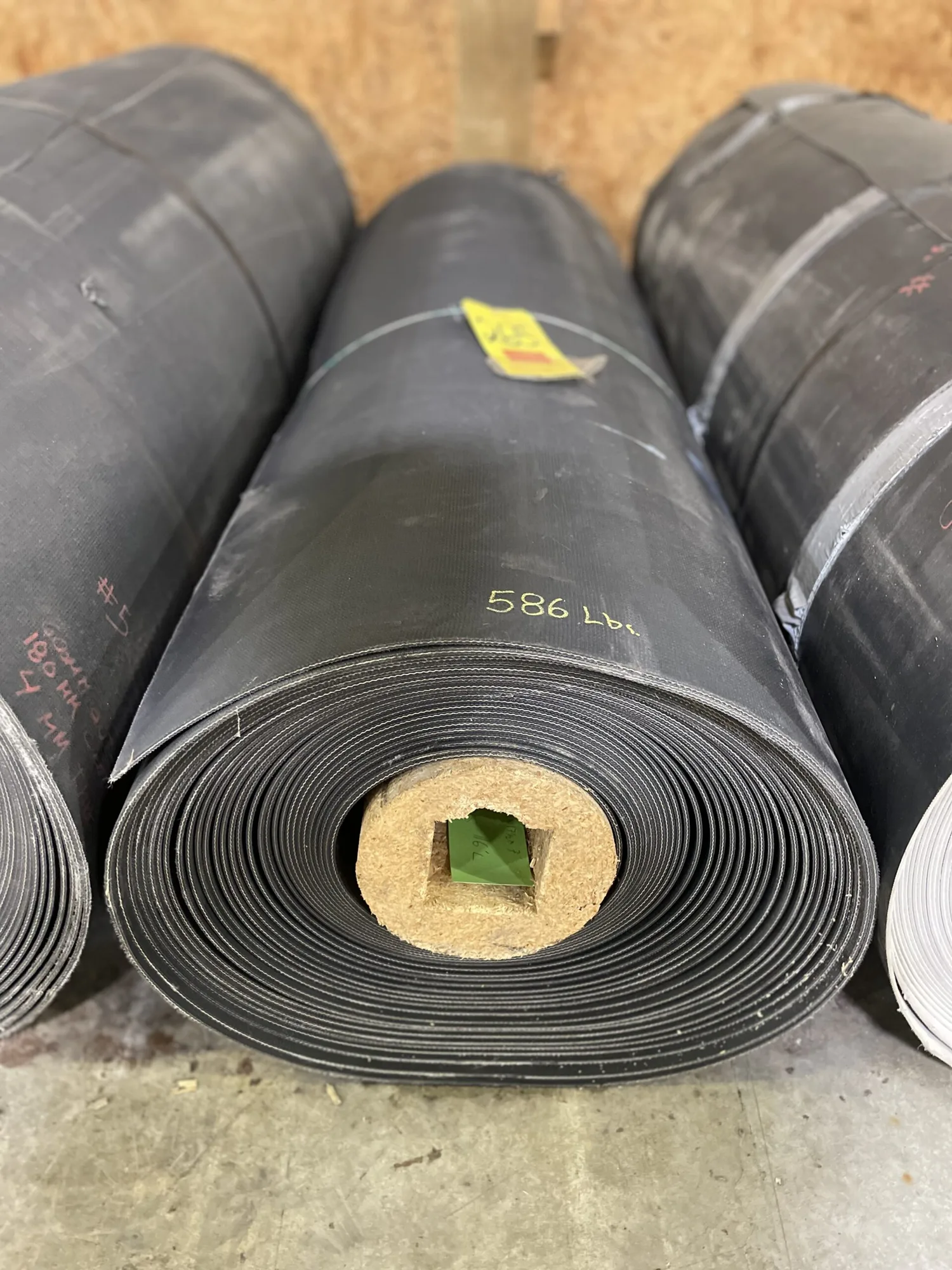59.5” Smooth Textured PVC Conveyor Belt 4mm x 116’