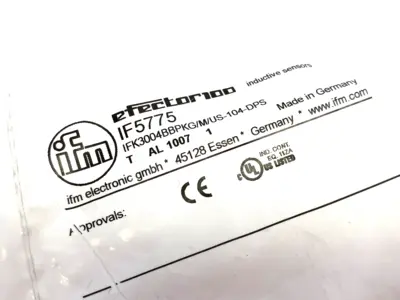 NEW IFM INDUCTIVE SENSOR M12 BARREL PNP N.O., IFK3004BBPKG/US-104