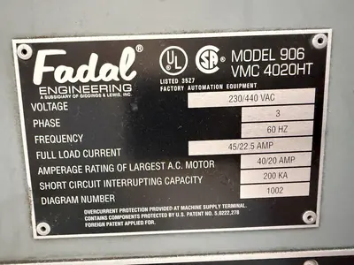 USED FADAL 4020-HT
