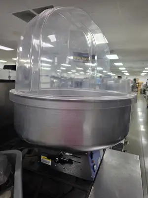 New | in-Stock Gold Medal New Gold Medal Auto-Breeze Cotton Candy Machine w/Clear Double Bubble C IP Concession Equipment Illinois US | Falcon Restaurant Supply #1376746