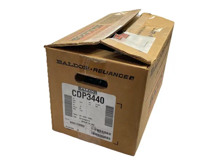 New | in-Stock Baldor Reliance Permanent Magnet Motor 0.75HP 1750RPM 90VDC D.C. Motors Michigan US | Maverick Industrial Sales #1400771