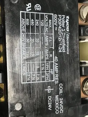 USED POTTER & BRUMFIELD P30P42D12P1-24