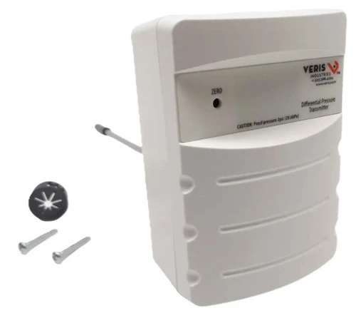 Veris PXDXX02S Dry Differential Pressure Transducer, 4 To 20 mA, 1 To 10 in [New]