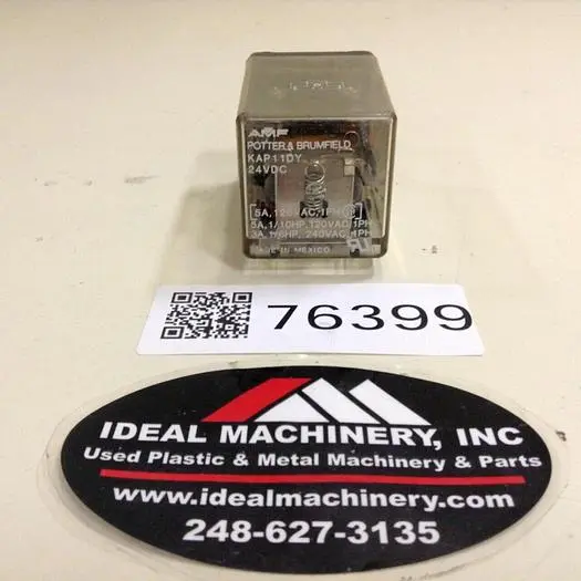 Used POTTER & BRUMFIELD KAP11DY Relays & Switches Michigan US | Ideal Machinery #704082