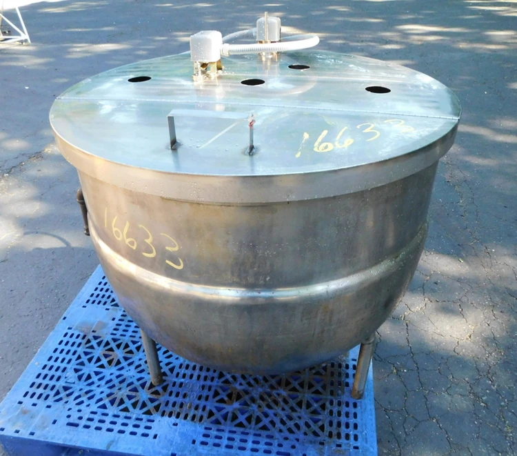 Used B.H. HUBERT 100 GALLON KETTLE Autoclaves, Reactors & Kettles New Jersey US | Champion Trading Corporation #423818