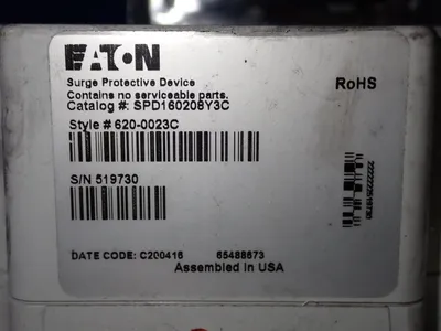 Used EATON SDP160208Y3C Surge Protectors Ohio US | HGR 24 #747527