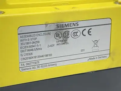 Used Siemens Emergency Stop Housing Enclosure Relays & Switches Michigan US | Maverick Industrial Sales #1391689