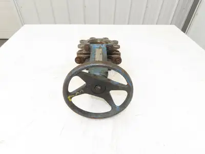 DeZurik 9258998 4" Knife Gate Valve 316 SS Rising Stem Lug Style Fig 824
